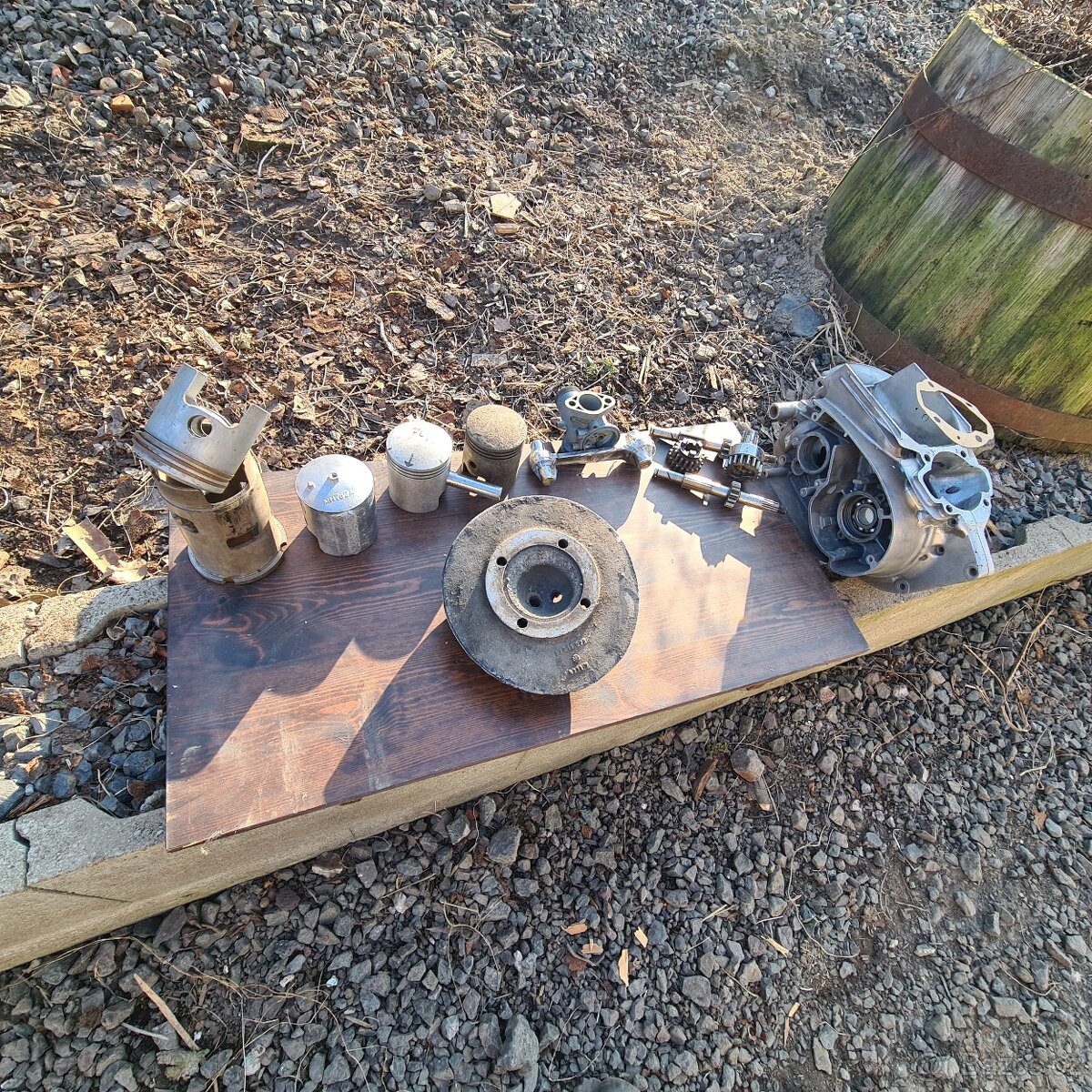 Soutěžní motor jawa EVROPAN 575 díly - jawa 350 jednoválec - 13