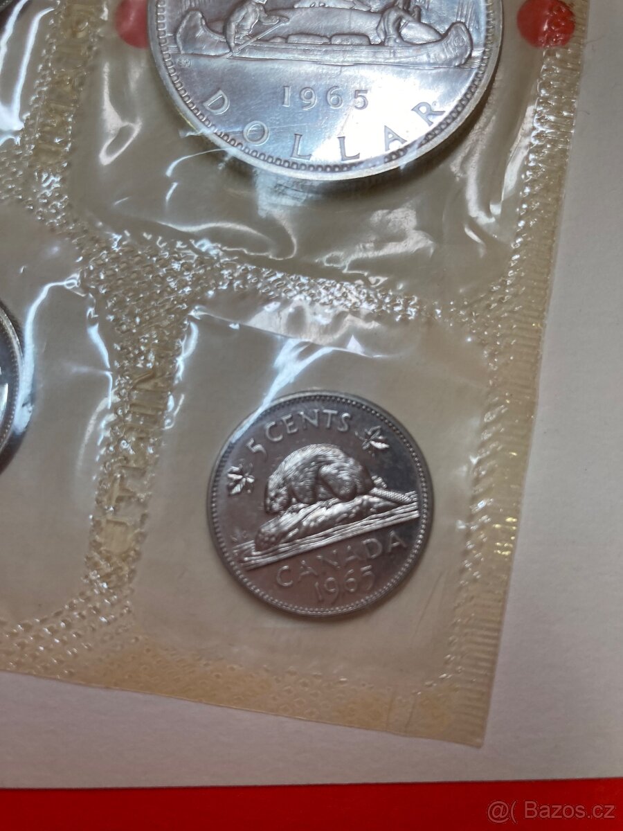 Prodám kanadskou sadu mincí – 1965, UNC 🇨🇦 - 13