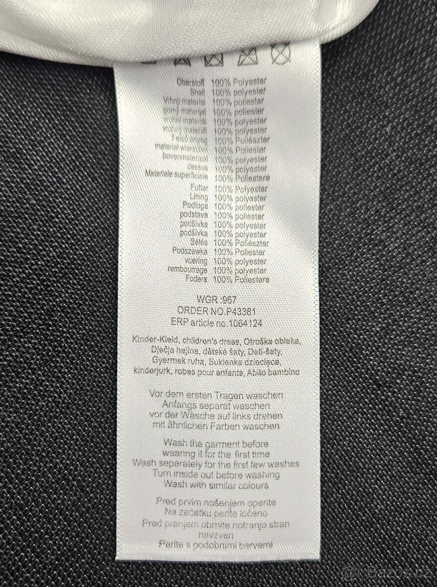 Letní šaty s delším zadním dílem v.128-134 - 13