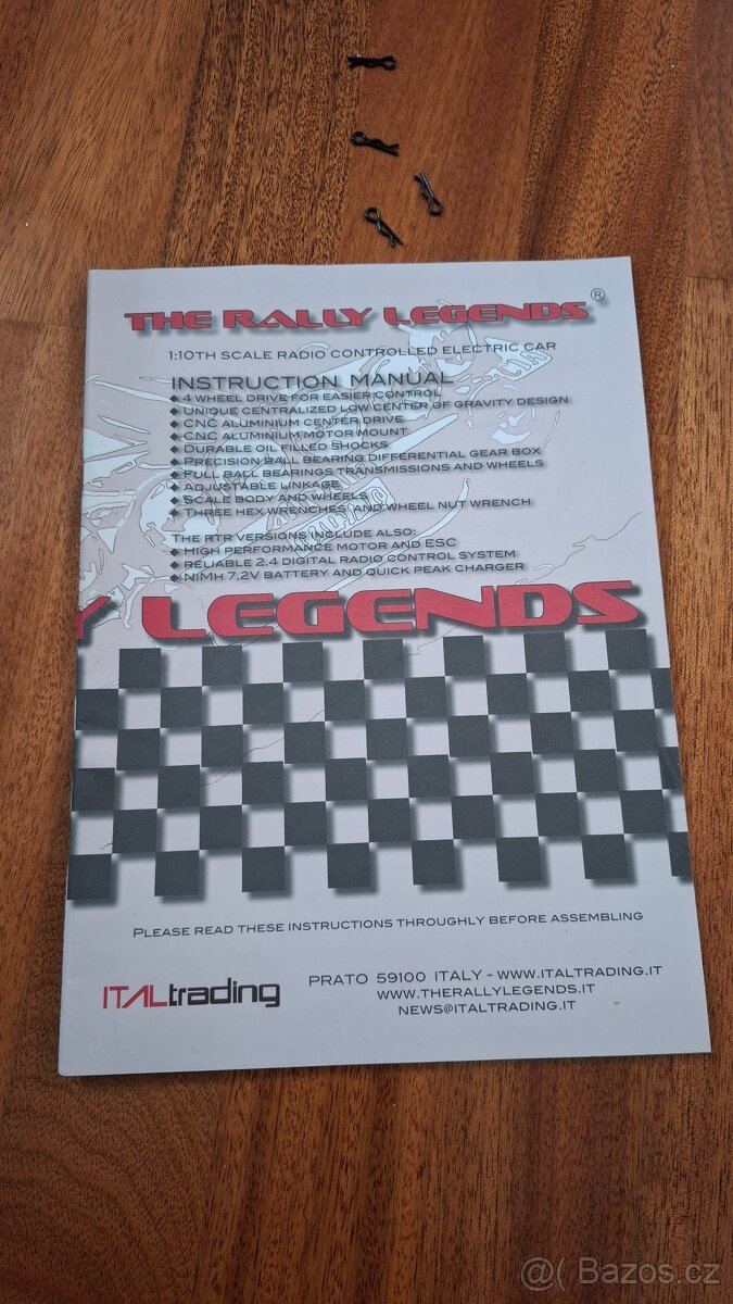 Rally Legends Audi Quattro Sport 19854WD2.4GHz RTR sada 1:10 - 13