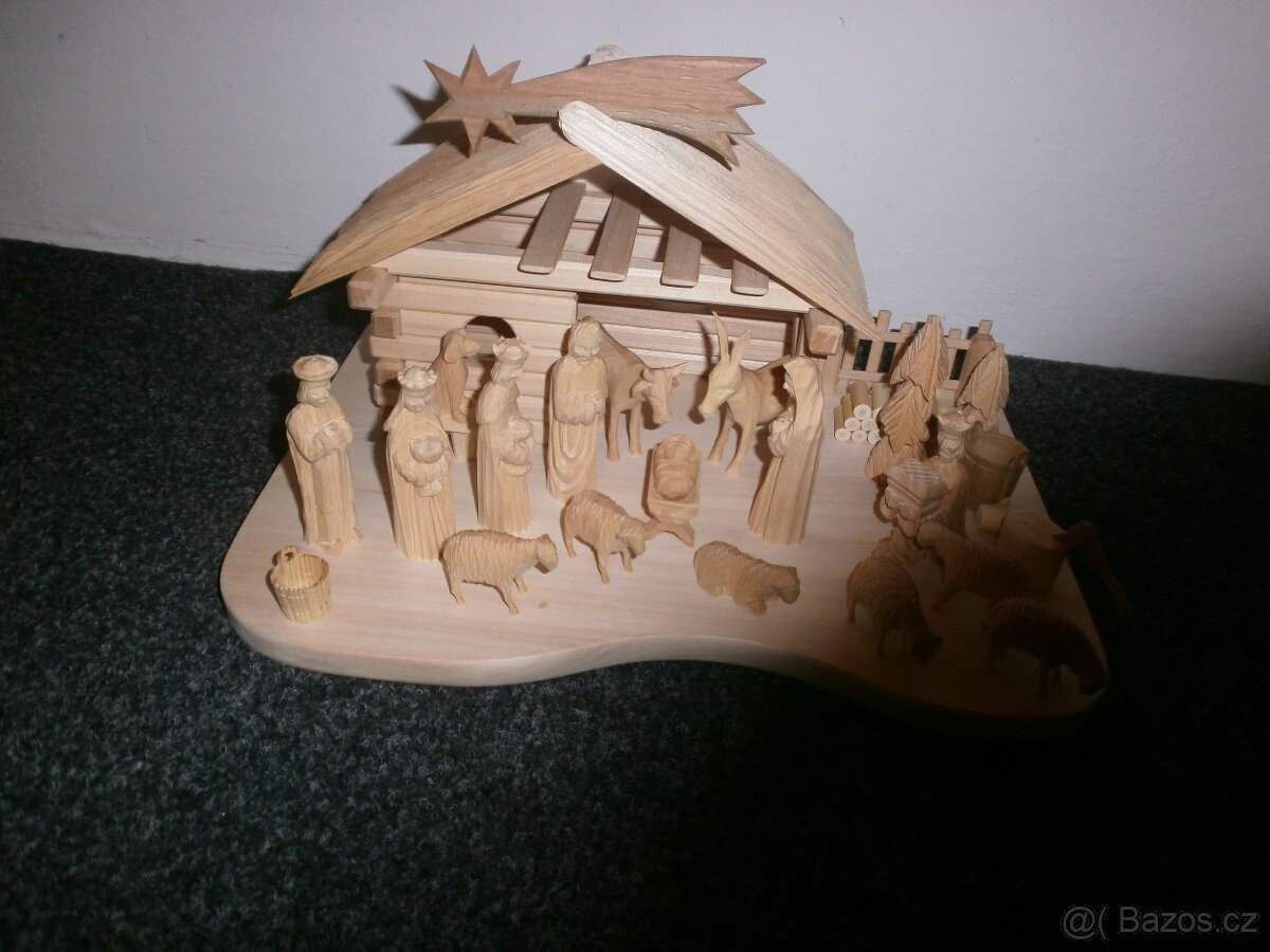 Dřevěný betlém 14A4 - 13