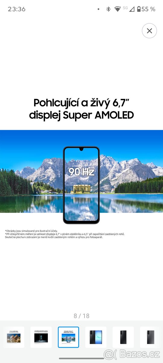 Nový Samsung A17 5G Black 4Gb/128GB , záruka 24m, nepoužitý - 13