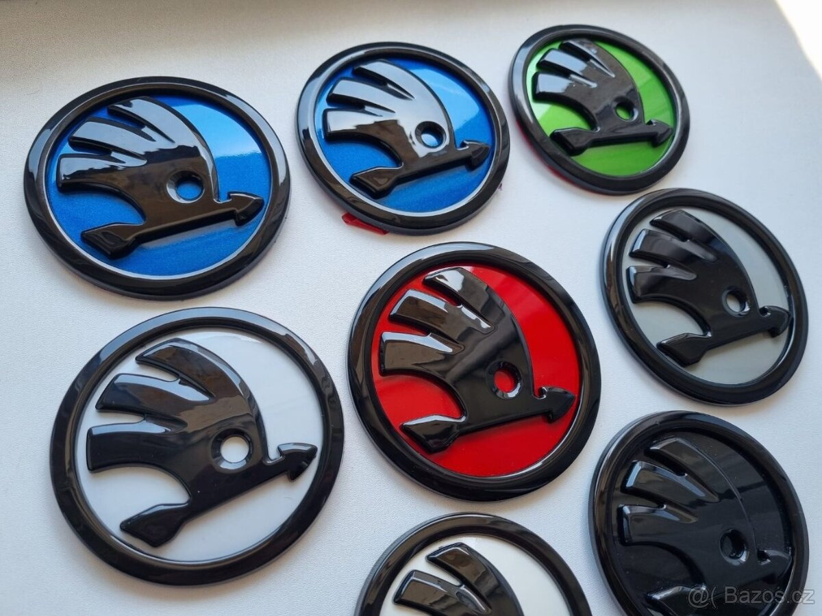 Farebné znaky - logo na ŠKODA - 13