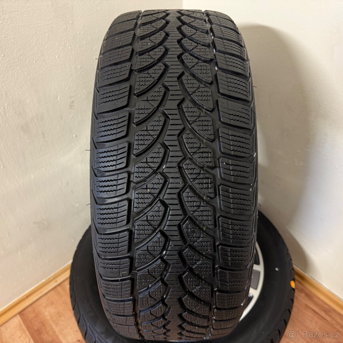 MERCEDES C W205 5x112 R17 ET48,5+ZIMNÍ 225/50R17 7,5/7mm - 13