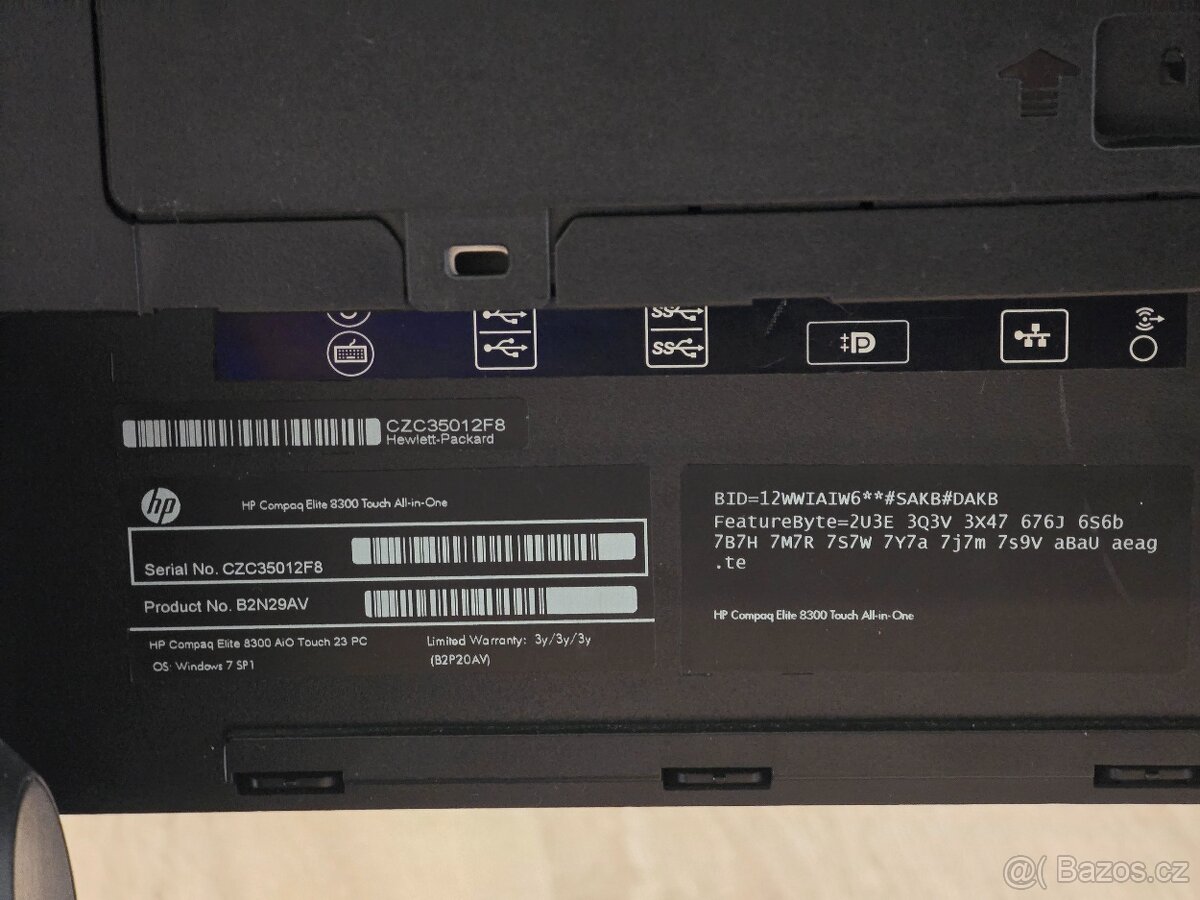 All in one PC (AIO) HP Compaq Elite 8300 (Intel CPU, SSD) - 13