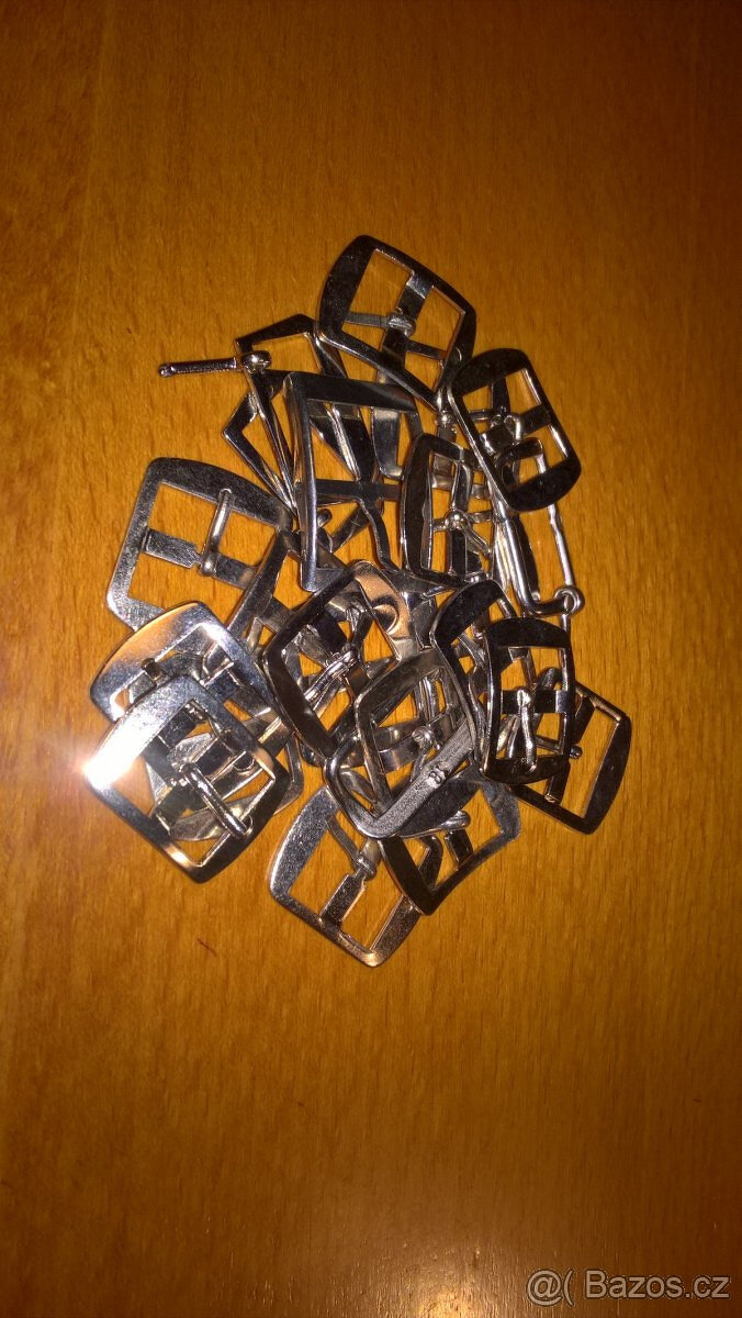 Kož. řemínky, přezky na opasky, dámské opasky - 13