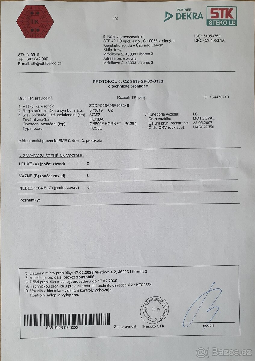 Honda CB 600F Hornet - 13