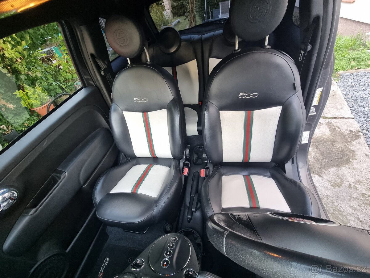 Fiat 500e Abarth Gucci sedačky 0,5Kč/1km - 13