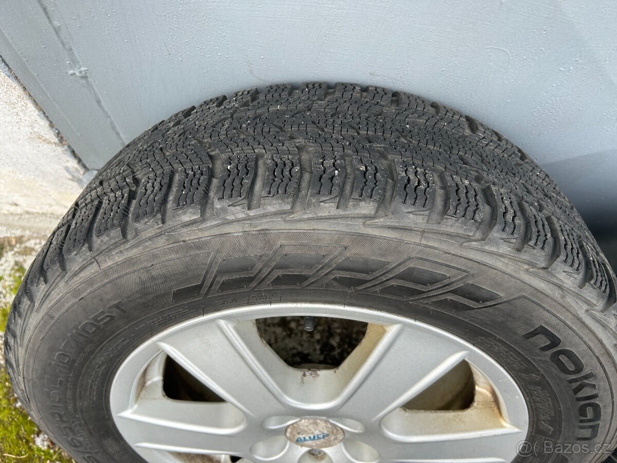 Alu kola R16 5x112 + Zimní pneu 205/65/16C Nokian, Semperit - 13