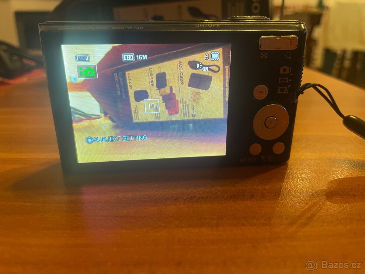 Digitální kompakt Sony CyberShot DSC W730 - 13