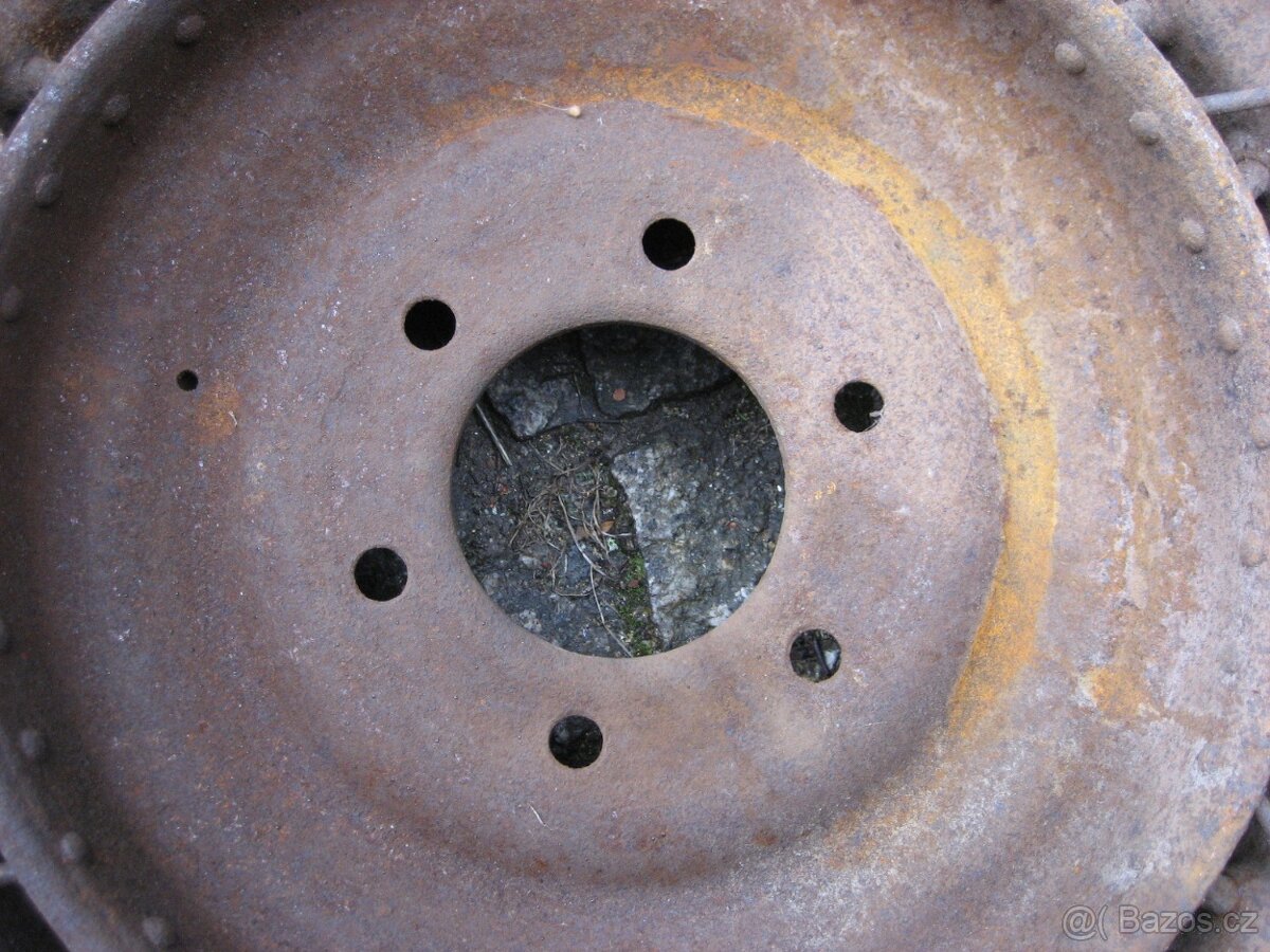 Drátěné Disky Hering 3,62 x 17" Tatra Praga Horch Mercedes - 13