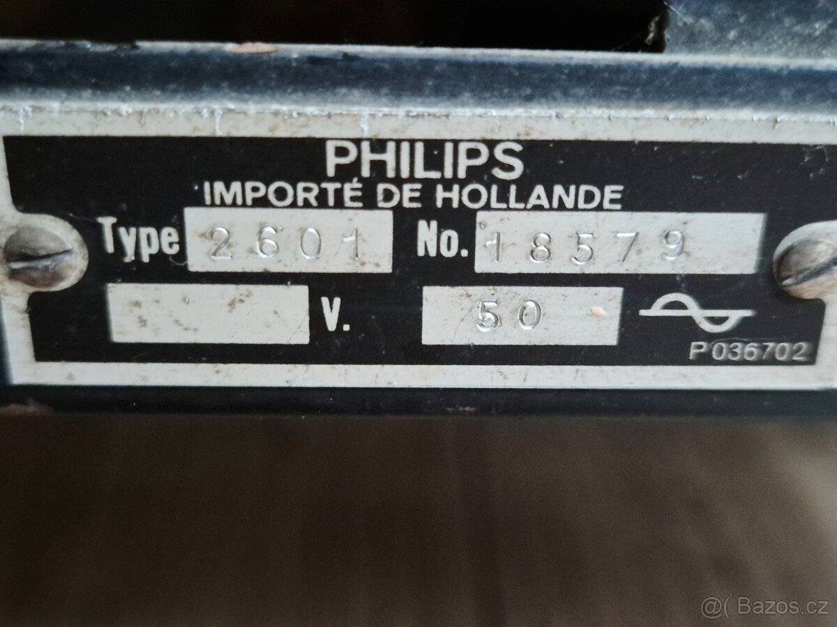 Starožitné rádio Philips 2601, "kamna", 1930-1931 - 13