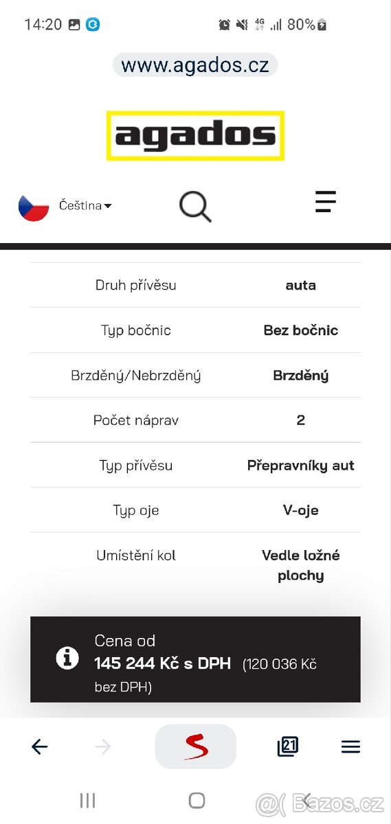 Agados Panter přepravník automobilů - 13