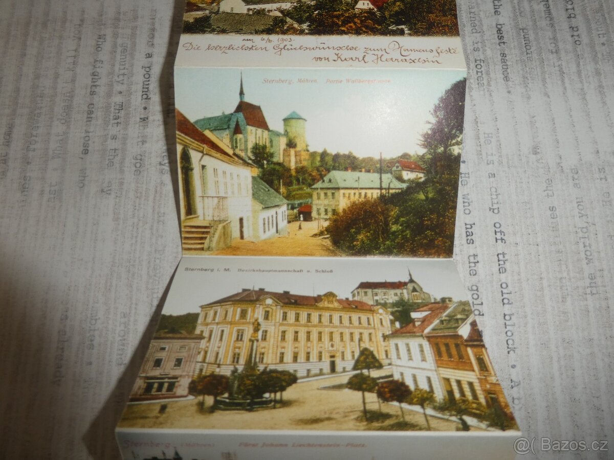 Sběratelské pohlednice, leporela a propisky - 13