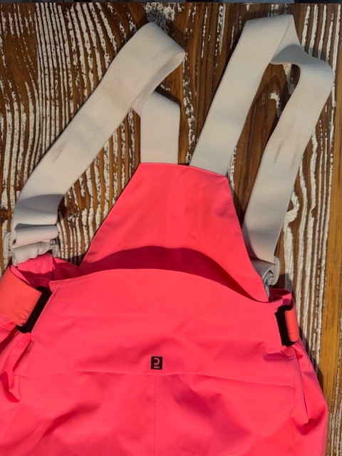 Dívčí lyžařské kalhoty zářivě růžové vel. 12-14 let - 13