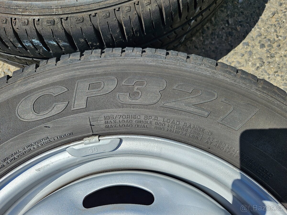 plechové disky 15 5x160 5/5x15x et 60 4ks  Ford Tranzit - 13