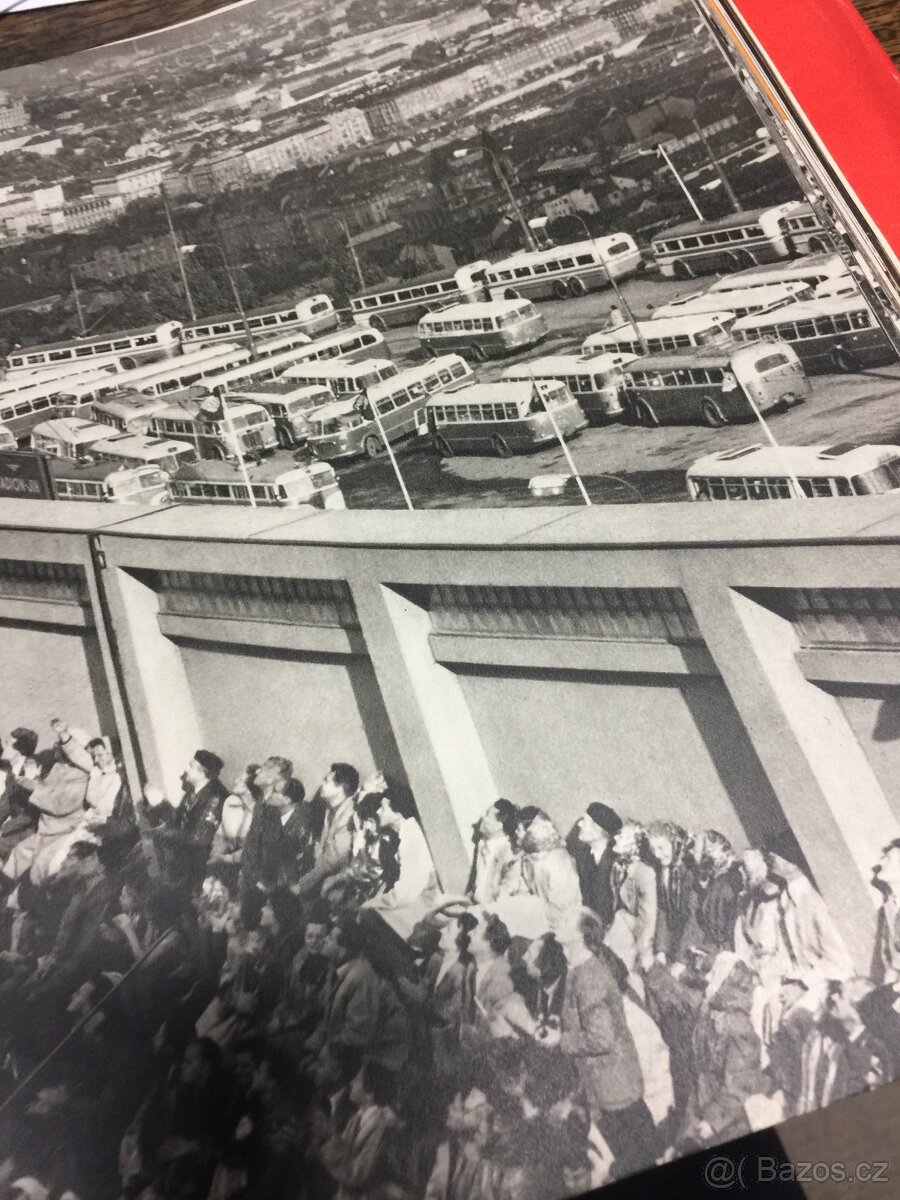 Spartakiáda... fotky strahov Svazarm 1961 Jawa vojáci - 13