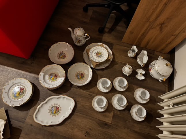 Celý porcelánový servis nádobí - 13