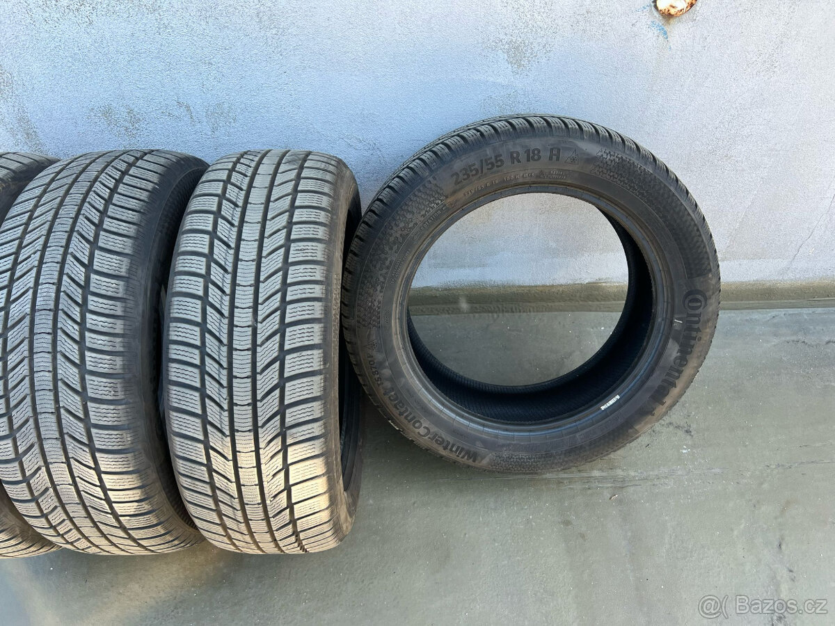 235/55R18 100H CONTINENTAL zimní pneumatiky 7,4mm - 13