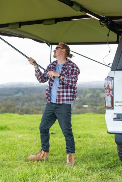 Markýza DELTAWING 270 ° XTR-143 IRONMAN4x4 - 13