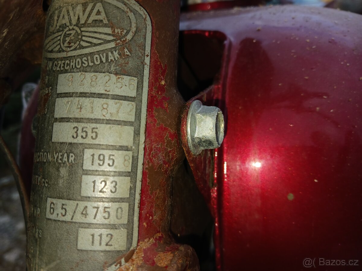 Jawa, čz 125,175 - 13