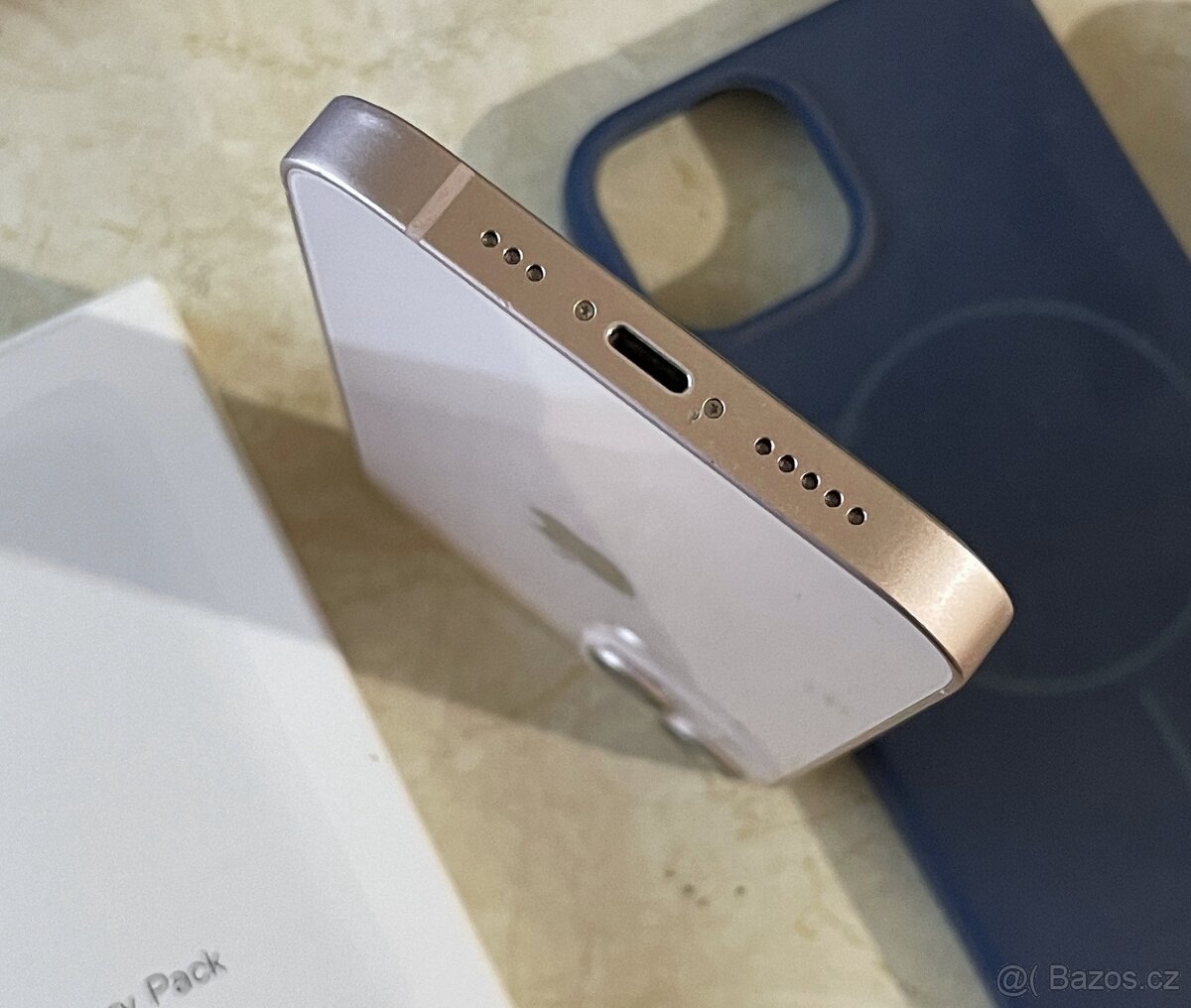 TOP STAV - Apple Iphone 13 128GB růžový baterie 100% - 13