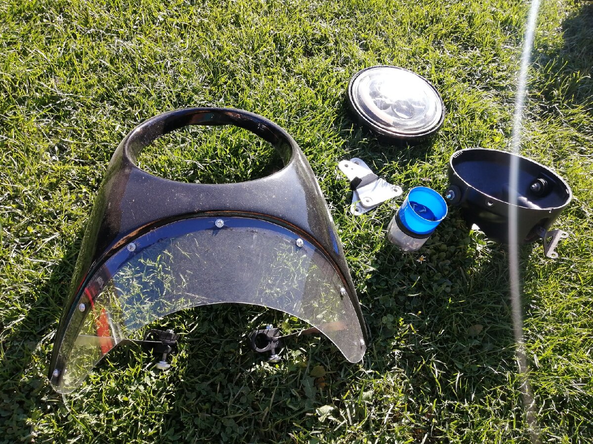 Led světlo + maska moto - 13