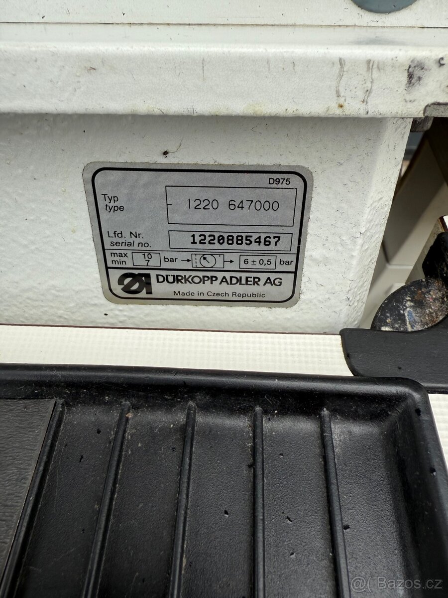 Šicí stroj Durkopp Adler 1220 se 2 jehlami, 4 mm, šicí stroj - 13