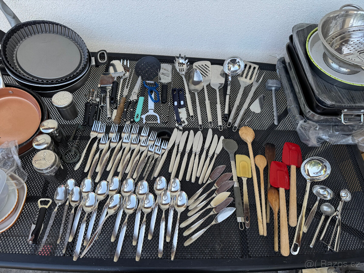 Kuchyňské nádobí a náčiní - velké množství - 13