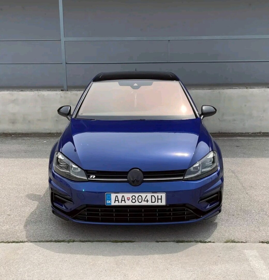 Logo znak VOLKSWAGEN cierne leskle / cervene - 13