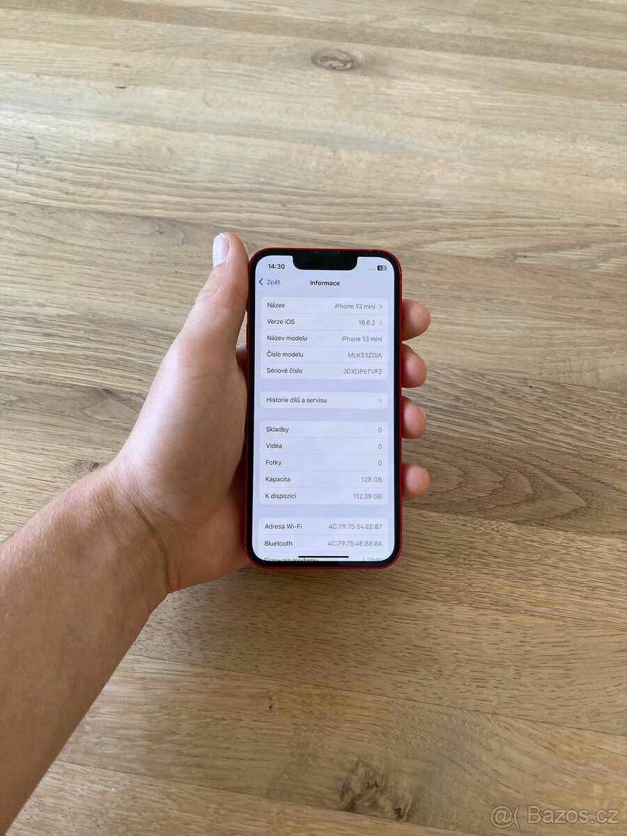 Apple iPhone 13 mini 128 gb-baterie 100% - 13