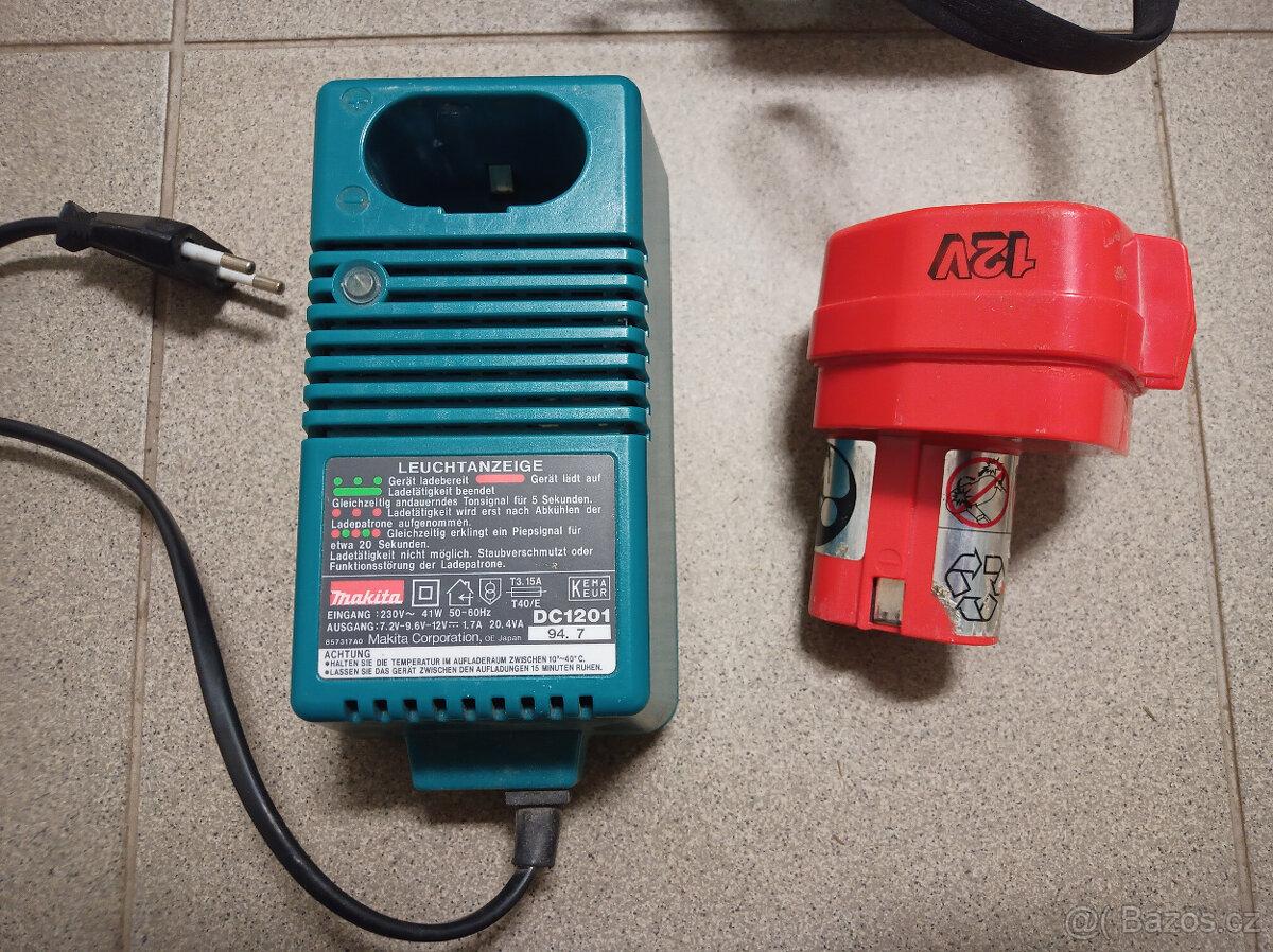 Makita 6831D AKU 12V šroubovák na sádrokarton páskované šr. - 13