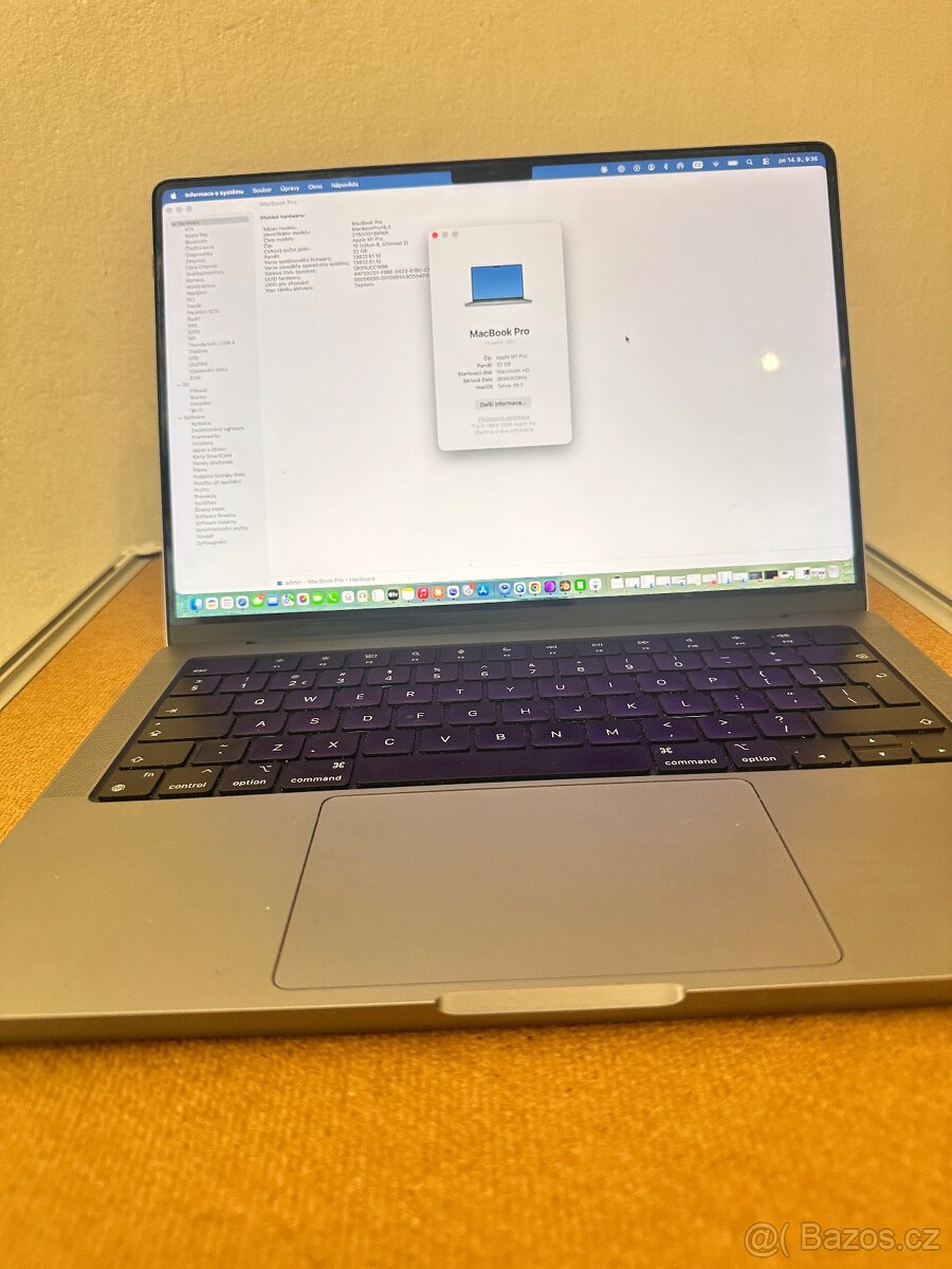 MacBook Pro 14" (M1 Pro, 10-core CPU, 32 GB RAM, 512 GB SSD - 13