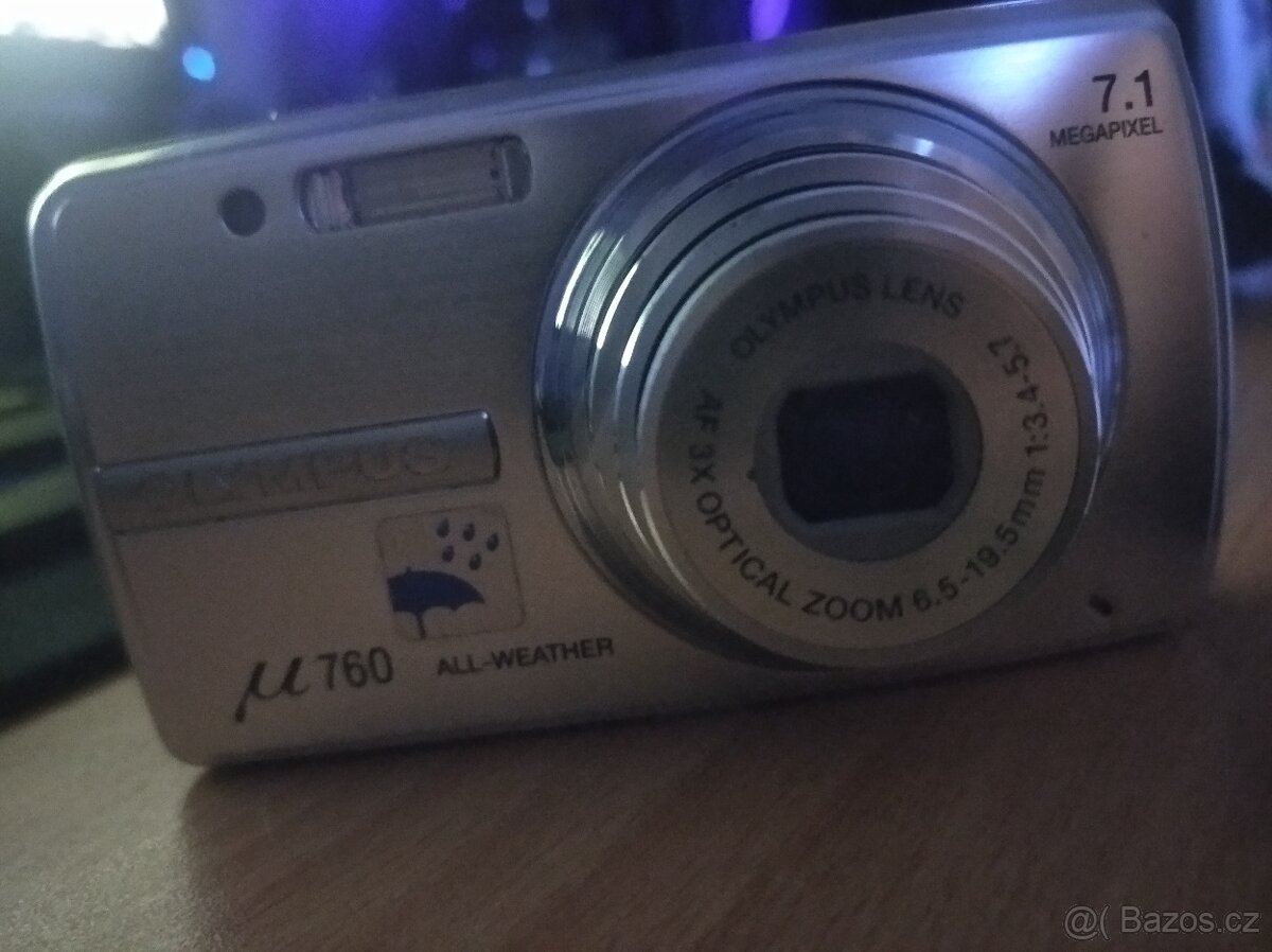 Kultovní Olympus µ 760 (Mju) + 1GB xD Karta - 13