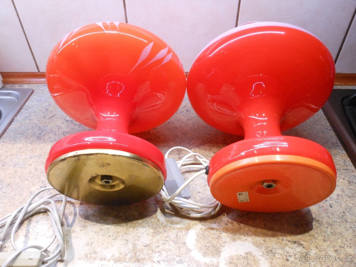 RETRO SKLENĚNÁ LAMPA - 13