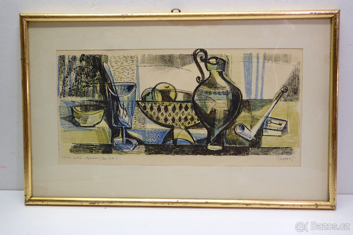 Kubismus - Zátiší s dýmkou - Šavel - 13