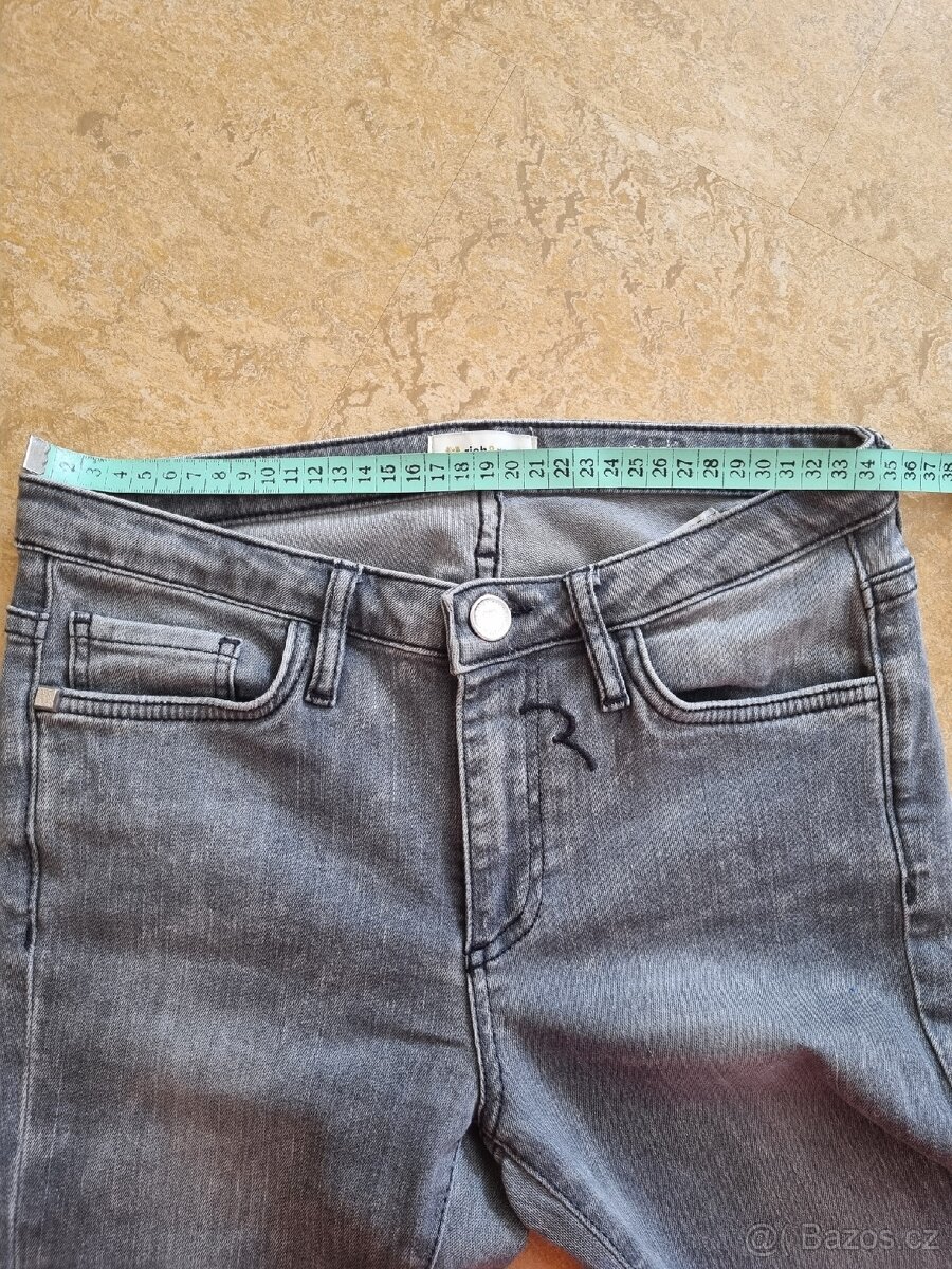 Šedé slim džíny Rich&Royal vel. 27/32 - 13