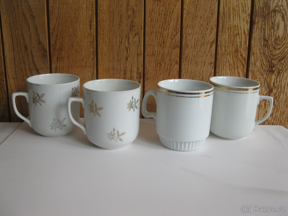 České,staré a retro hrníčky na chalupu - 13