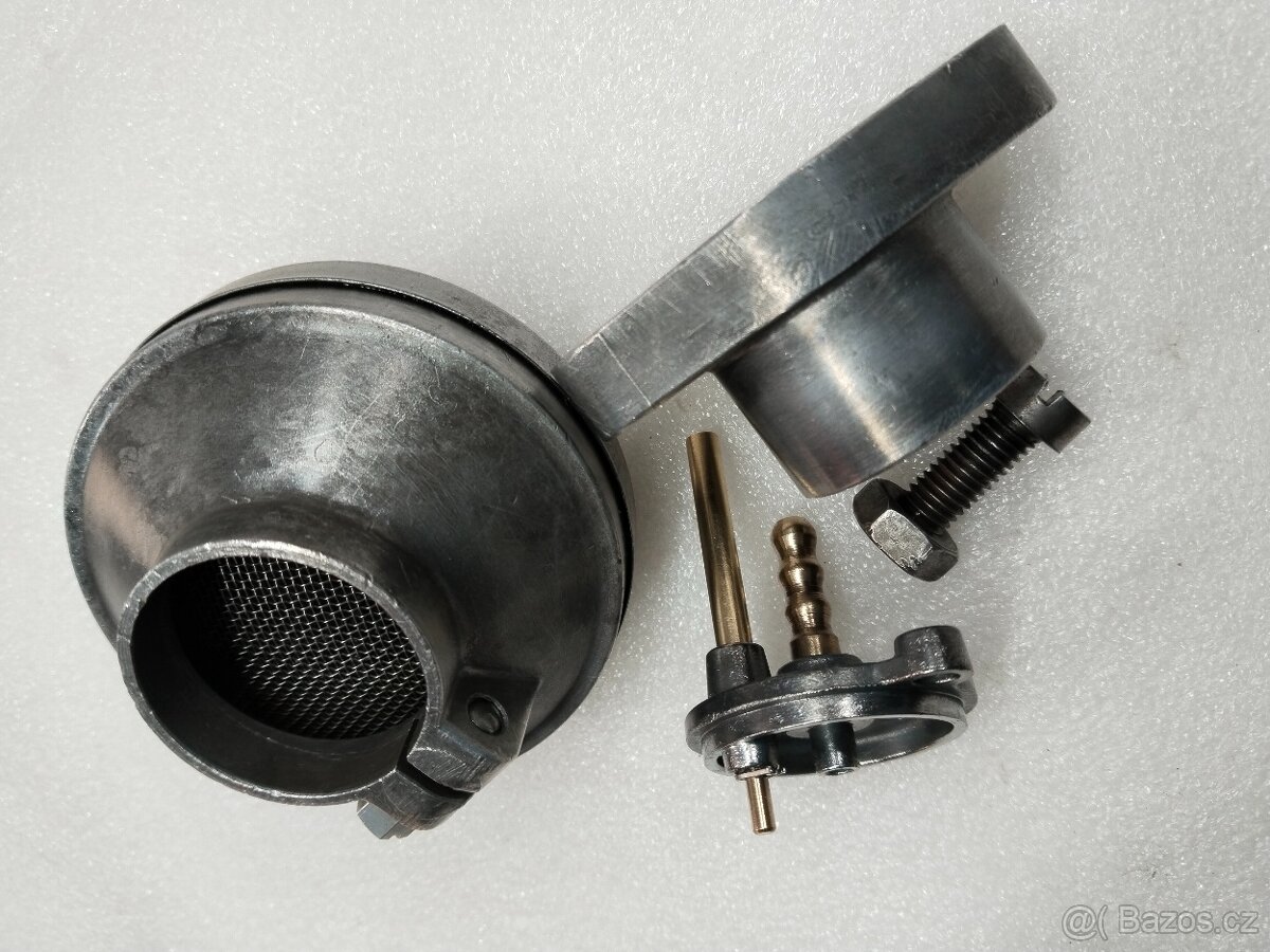 JAWA ČZ 125 175 FILTR KARBURÁTORU LIBEŇÁK PŘÍRUBA ORIGINÁL - 13