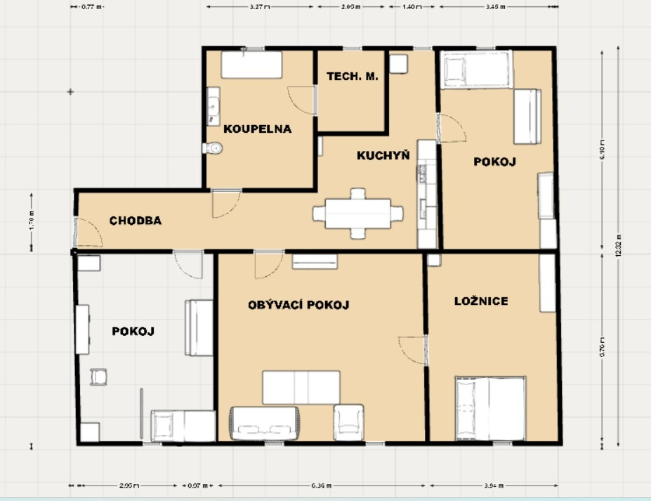 Prodej prostorného bytu 4+1 v centru Prahy - 13