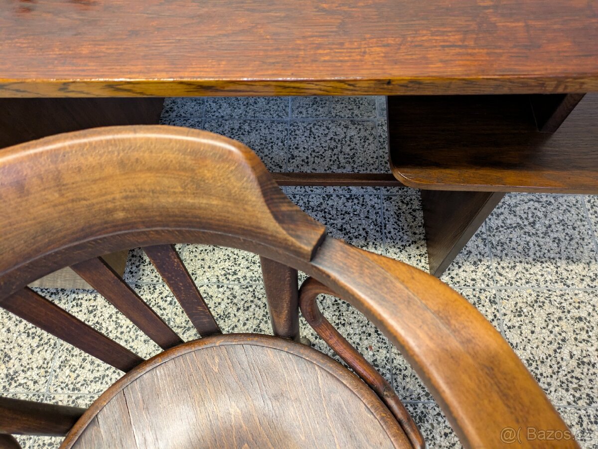 Prvorepublikové ohýbané polokřeslo - Lampa Futurit 1930-45 - 13