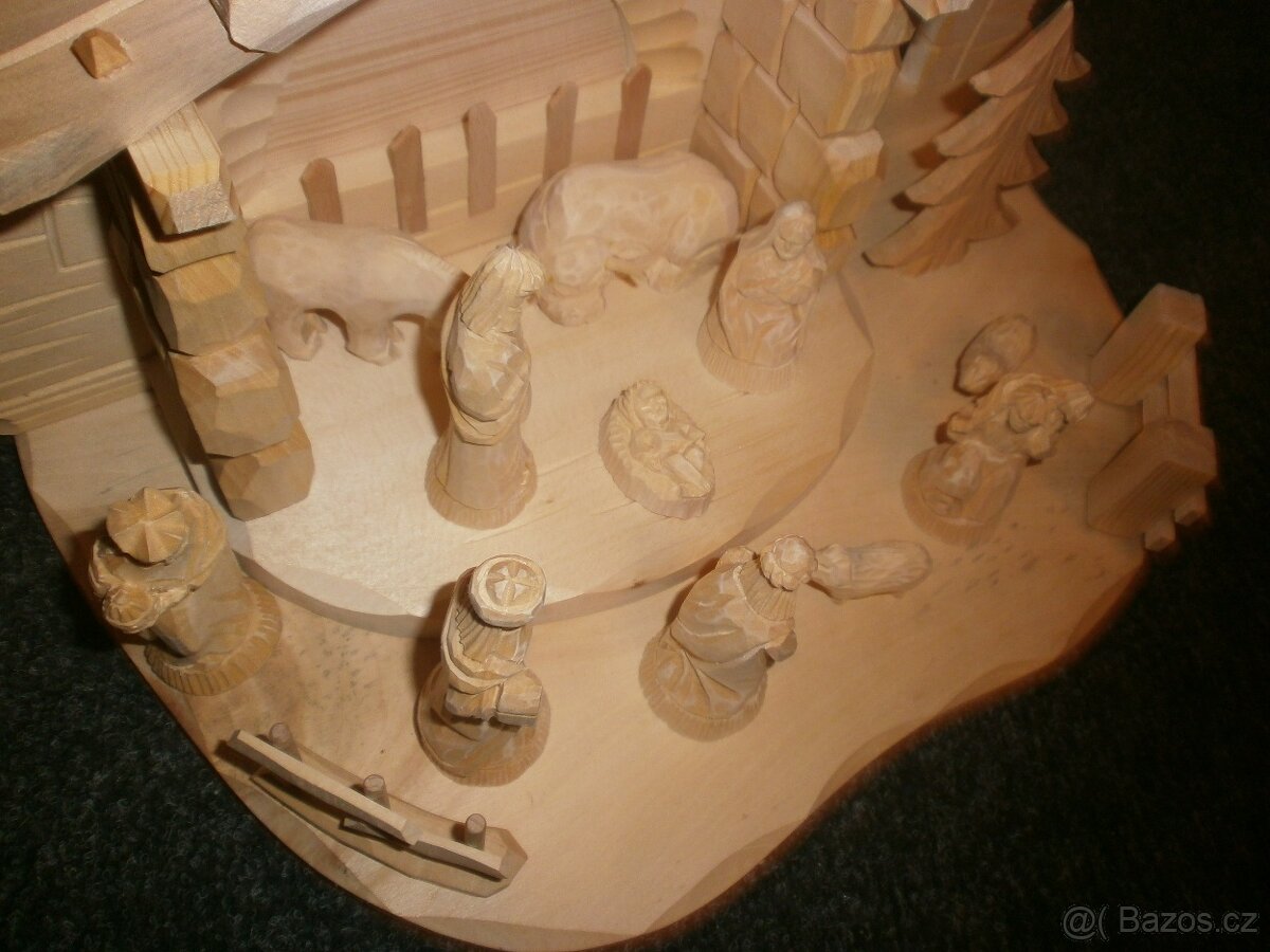 Dřevěný betlém 14B6 - 13
