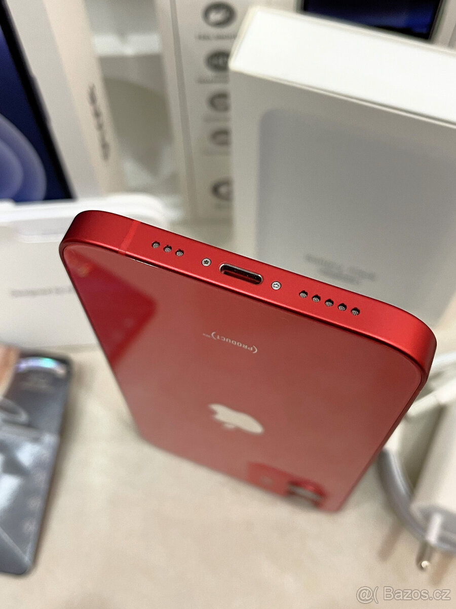 🍏 Apple iPhone 12 128GB - Red (12m. ZÁRUKA) + MEGA DÁRKY - 13