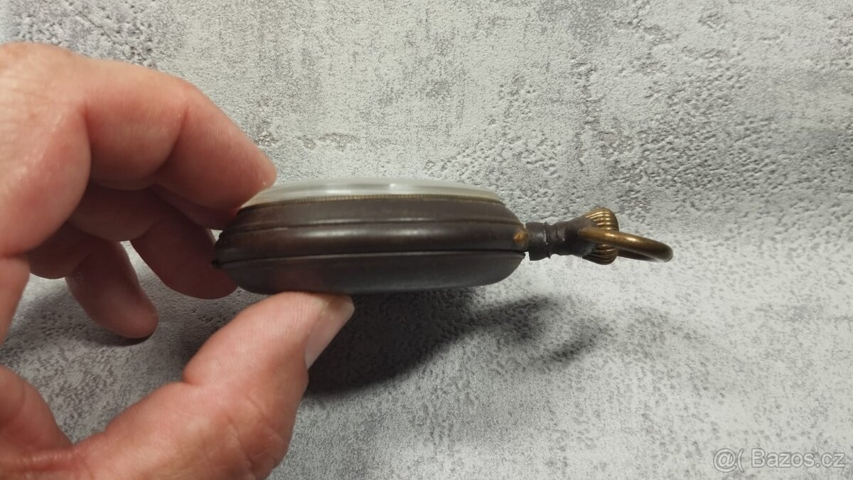 Velké kapesní hodinky zřejmě zn. Régulatéur, brynyr ocel - 13