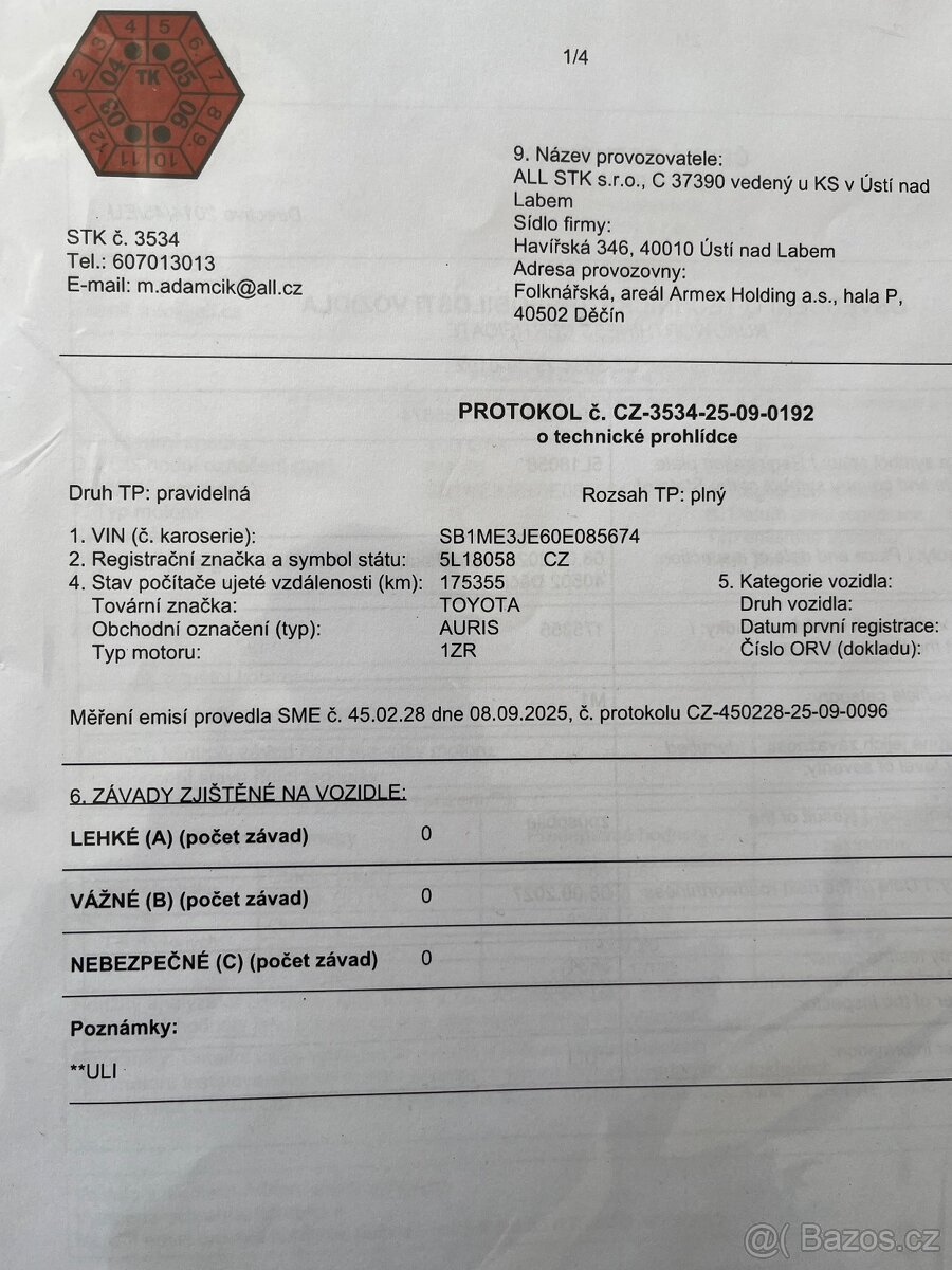 Toyota auris 1,6 LPG - 13