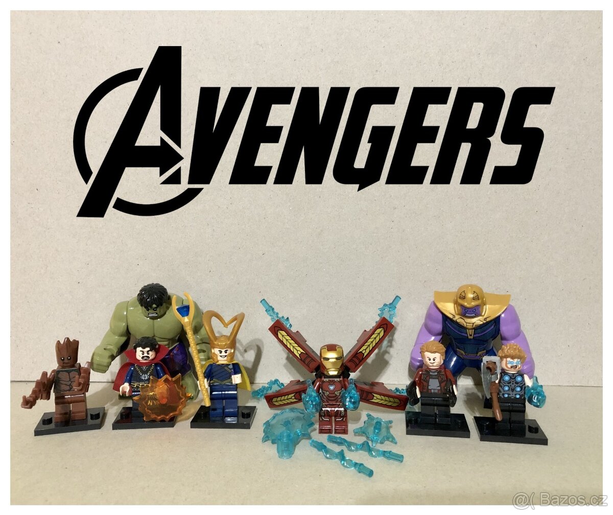 Figúrky Superhrdinovia (8ks) typ lego 1 - nové - 13