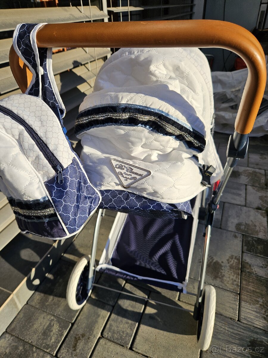 DeCuevas 80337 Skládací kočárek pro dvojčata panenky 3 v 1 - 13