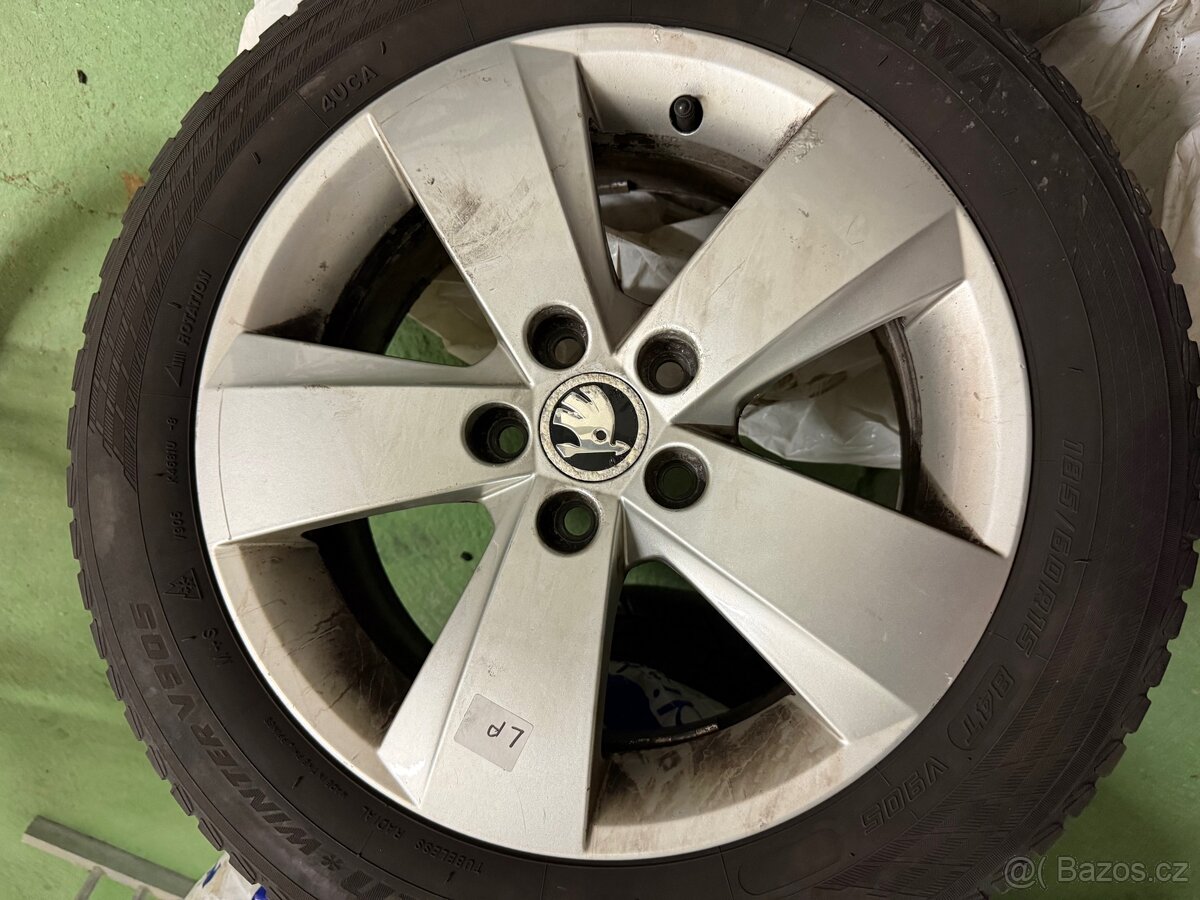 Alu kola Škoda zimní 5x100 r15 - 13
