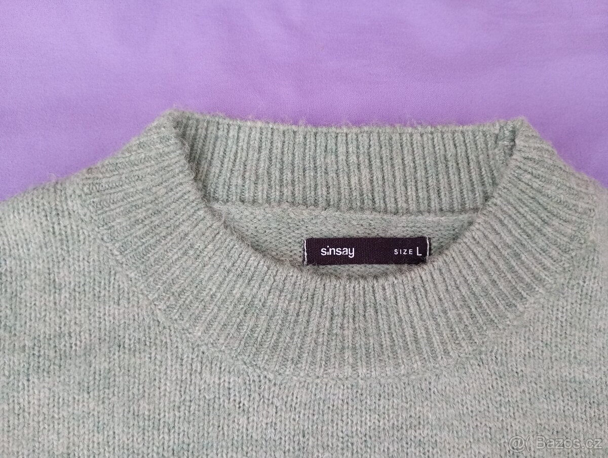 Set 2 dámských svetrů Sinsay a italská móda vel. L/40 - 13