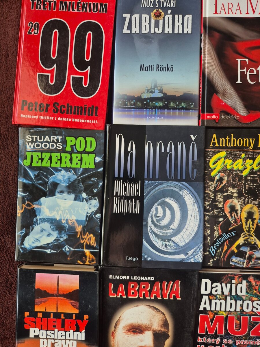 Knihy, thrillery jednotná cena - 13